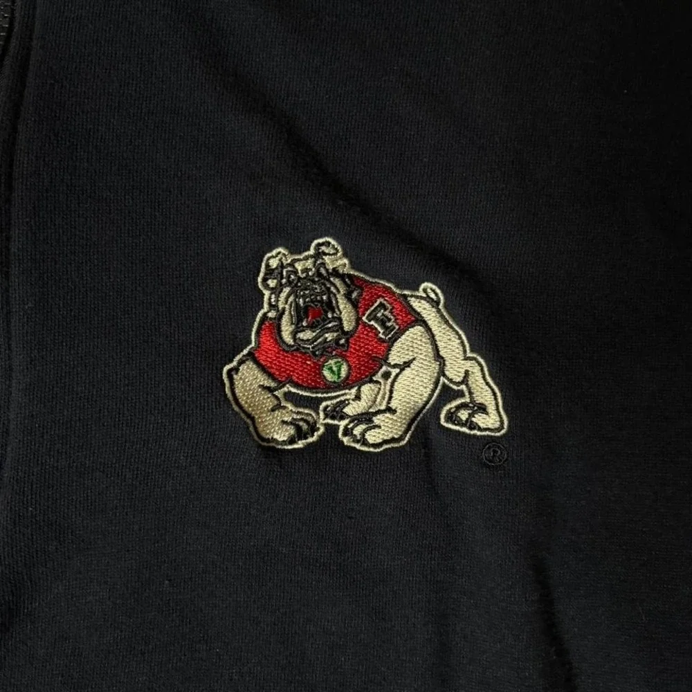 Navy blue vintage‎ 90s retro colosseum quarter-zip MEN SIZE L